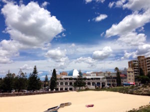 Clouds over the dome…